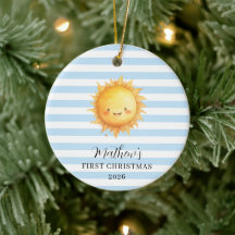 Garçon Soleil Bébé Premier Noël