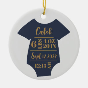 Décoration En Céramique Garde-photo personnalisée pour bébé Noël