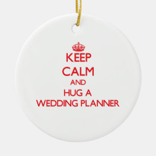 Décoration En Céramique Gardez le calme et étreignez un wedding planner