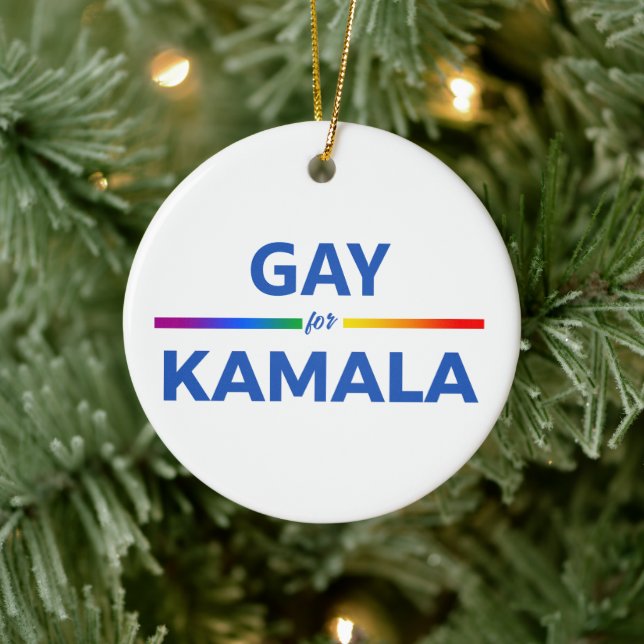 Décoration En Céramique Gay pour Kamala Harris (Arbre)