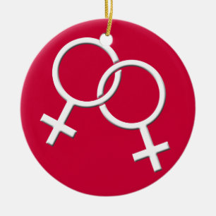 Décoration En Céramique Gay pride Ornament Lesbian Love Gay Cadeaux Femmes
