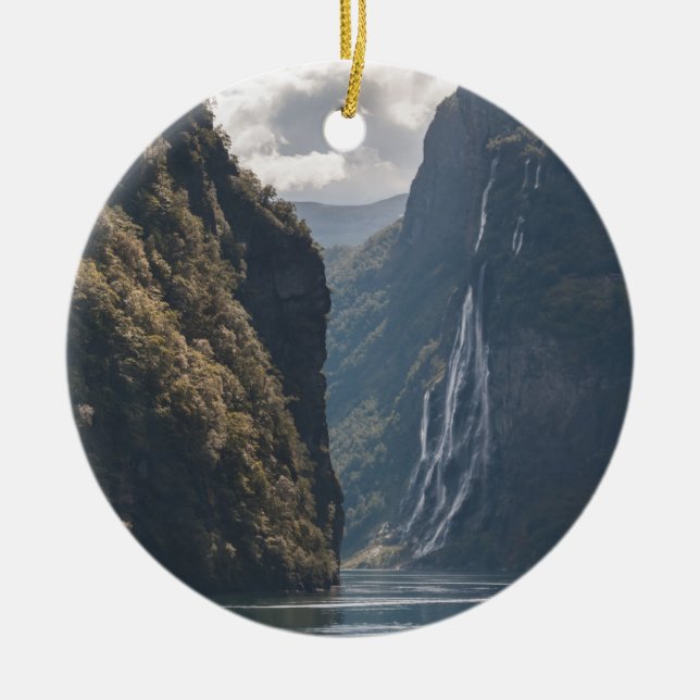 Décoration En Céramique Geirangerfjord Norvège (Devant)