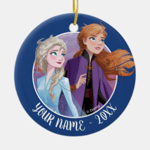 Décoration En Céramique Gelée 2 : Elsa et Anna  Destiny Await!