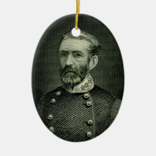 Décoration En Céramique Général Braxton Bragg