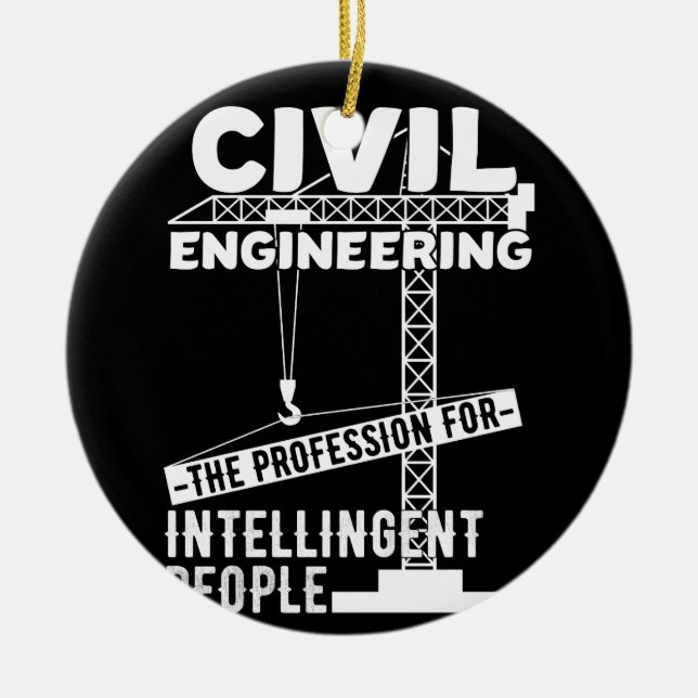 Décoration En Céramique Génie Civil La profession pour l'intelligence (Devant)