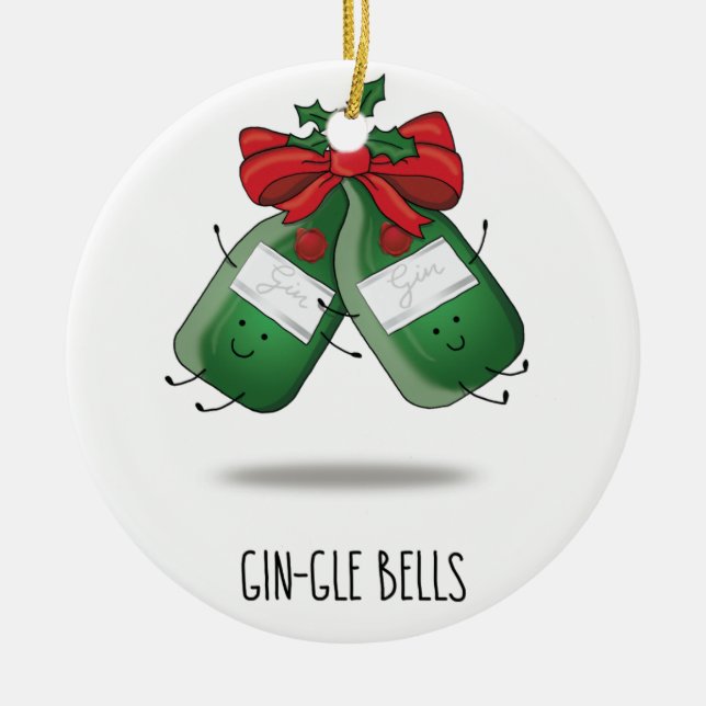Décoration En Céramique Genièvre-gle Bells (Devant)
