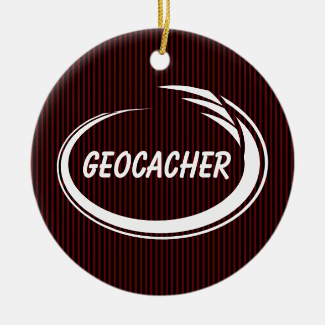 Décoration En Céramique Geocacher White Splash (Devant)