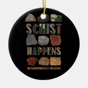 Décoration En Céramique Geologist Mineral Geode Rock Collector Geology