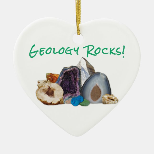 Décoration En Céramique Geology Rocks ! (Devant)