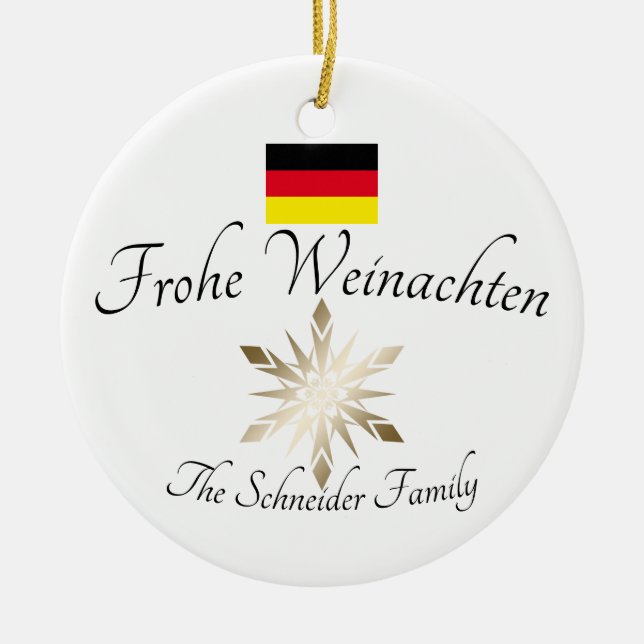 Décoration En Céramique German Family (Devant)