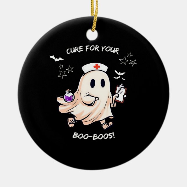 Décoration En Céramique Ghost Nurse with Magical Potion � Cure for Your Bo (Devant)