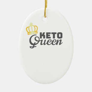 Décoration En Céramique Gift Keto Queen Womens Keto Gito