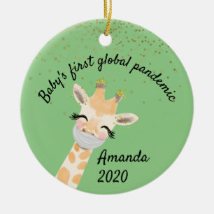 Décoration En Céramique Girafe de la première pandémie mondiale de bébé 20