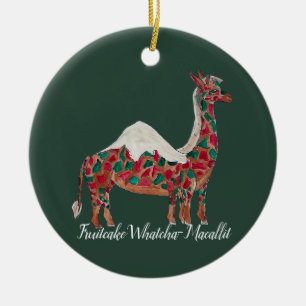 Décoration En Céramique girafe de Noël/chameau