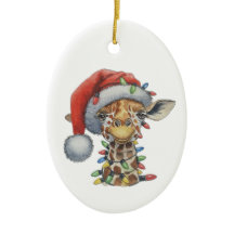 Giraffe Festive