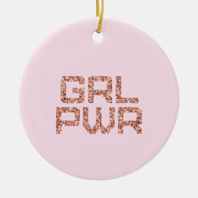 Décoration En Céramique Girl Power (Devant)
