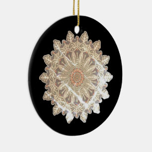 Décoration En Céramique Gleam Snowflakes congelé #6