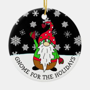 Décoration En Céramique Gnome pour le jeu de Noël des Fêtes
