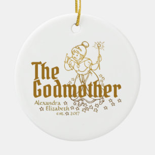 Décoration En Céramique Gold Fairy Personnalisable The Godmère