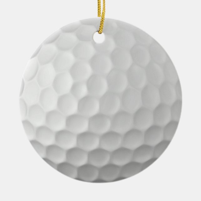 Décoration En Céramique Golf Ball Texture (Devant)