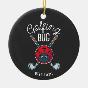 Décoration En Céramique Golf Bug Sports Gag Novelty Golf