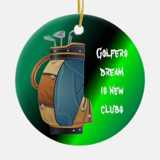 Décoration En Céramique Golfer Venin Collection (Devant)