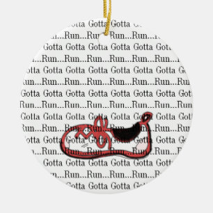 Décoration En Céramique Gotta Run Red Runner