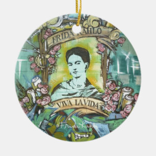 Décoration En Céramique Graffiti Frida Kahlo