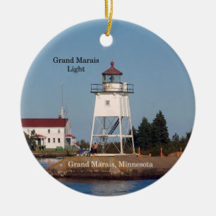 Décoration En Céramique Grand Marais Décor en cercle clair