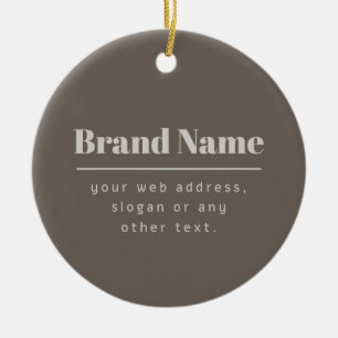 Décoration En Céramique Gras moderne foncé & clair Beige Marque ou Entrepr