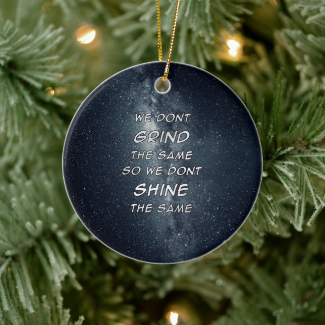 Décoration En Céramique Grind & Shine Stars Inspiration Motivationnelle (Arbre)