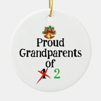 Décoration En Céramique Grossesse faire-part Grand-parents
