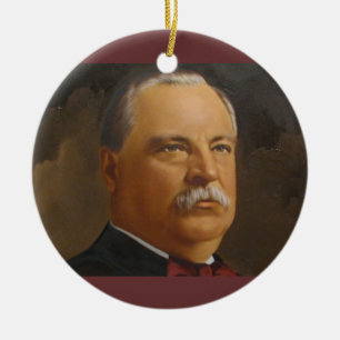 Décoration En Céramique Grover Cleveland 22 & 24e Président
