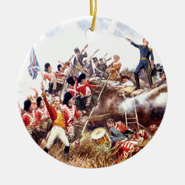 Décoration En Céramique Guerre d'ABH de 1812 (Devant)