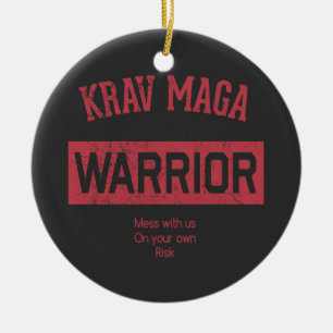 Décoration En Céramique Guerrier de Krav Maga
