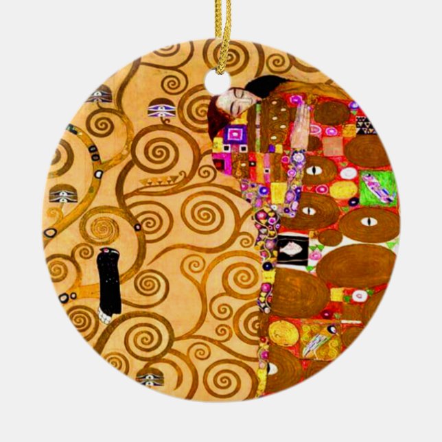 Décoration En Céramique Gustav Klimt Arbre de vie (Devant)