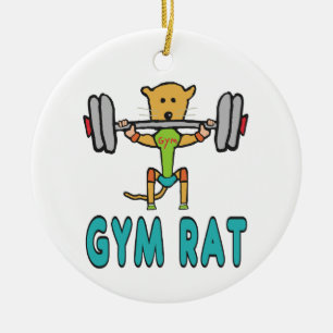 Décoration En Céramique Gym Rat