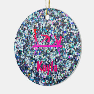 DÉCORATION EN CÉRAMIQUE GYMNASTIQUE PERSONNALISÉ BLING ORNAMENT