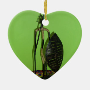 Décoration En Céramique Hakuna Matata Kenya Maasai.JPG