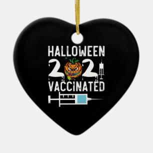 Décoration En Céramique Halloween 2021 Vacciné Costume drôle