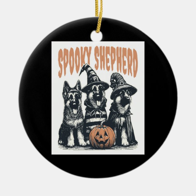 Décoration En Céramique Halloween German Shepherd.jpg (Devant)