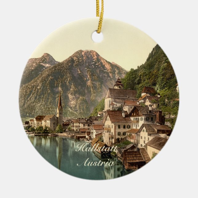 Décoration En Céramique Hallstatt, Autriche (Devant)