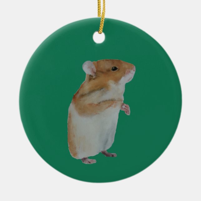 Décoration En Céramique Hamster Christmas ornament (Devant)