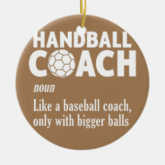 Décoration En Céramique Handball Coach Handball Jeu de sport