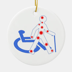 Décoration En Céramique Handicap invisible / visible