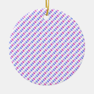 Décoration En Céramique Hanoukka Dreidels colorés