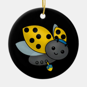 Décoration En Céramique Hanoukka Ladybug