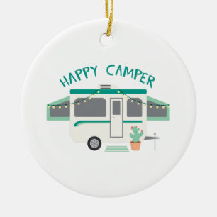 Décoration En Céramique Happy Camper