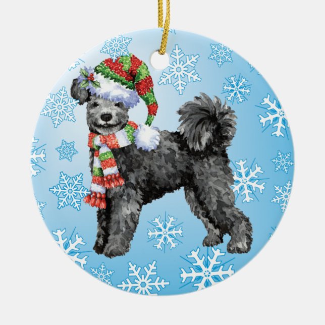 Décoration En Céramique Happy Howliday Pumi (Devant)