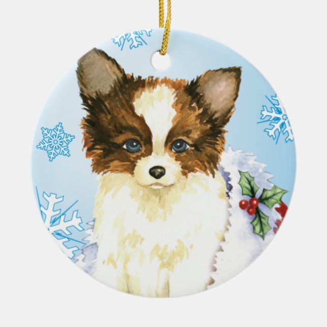 Décoration En Céramique Happy Howlidays Papillon (Devant)